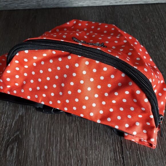 Buckle-Down Disney Fanny Pack - MINNIE MOUSE Polka Dots Red White Black - Picture 4 of 7